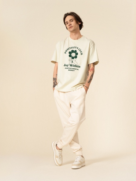 Футболка Outhorn TSHIRT M450 OTHSS23TTSHM450-11S р.M бежевий