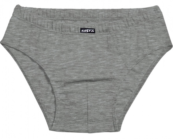 Трусы для мальчиков KOSTA р.134–140 серый меланж 2465-10 