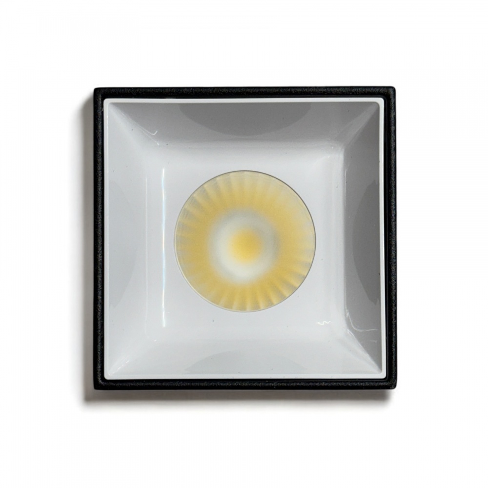 Світильник стельовий LIGHT SET DL-DH 12S 12 Вт GU5.3 4100 К чорний із білим