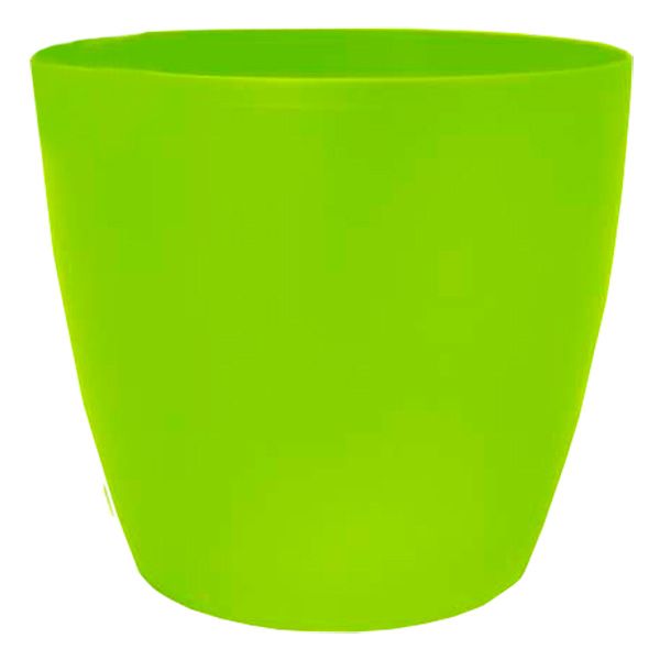Горшок пластиковый Алеана Матильда круглый 4,1л салатовый (114094) 