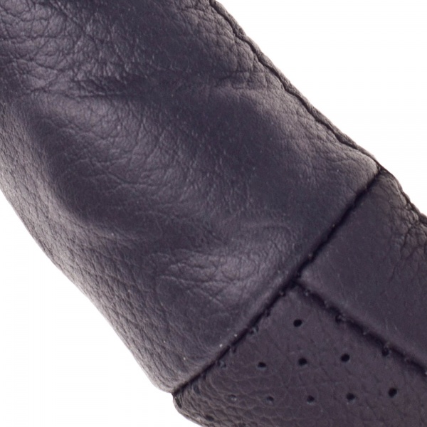 Чехол на руль Vitol натуральная кожа B 017 M черный