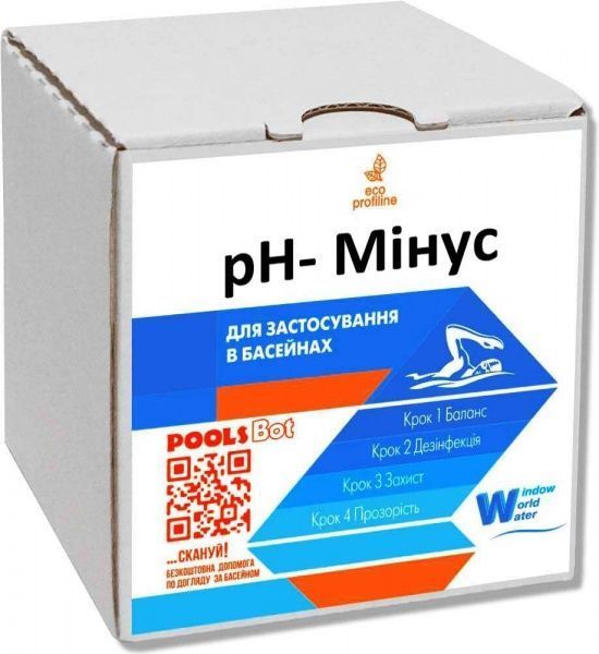 Средство для снижения pH порошок ph минус 0,4 кг Water World Window 