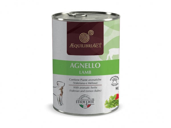 Консерва для взрослых собак для всех пород Marpet ягнёнок 410 г