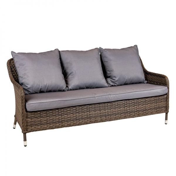 Комплект меблів Cezar з подушками сіро-бежевий 