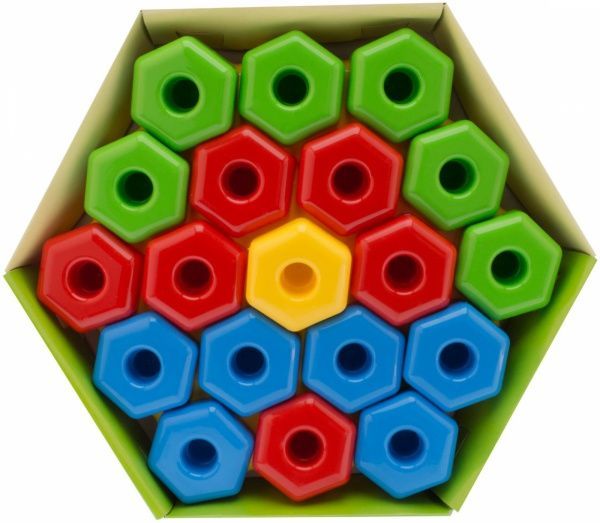 Игрушка развивающая Тигрес Мозаика Снежинка 20 элементов 39182