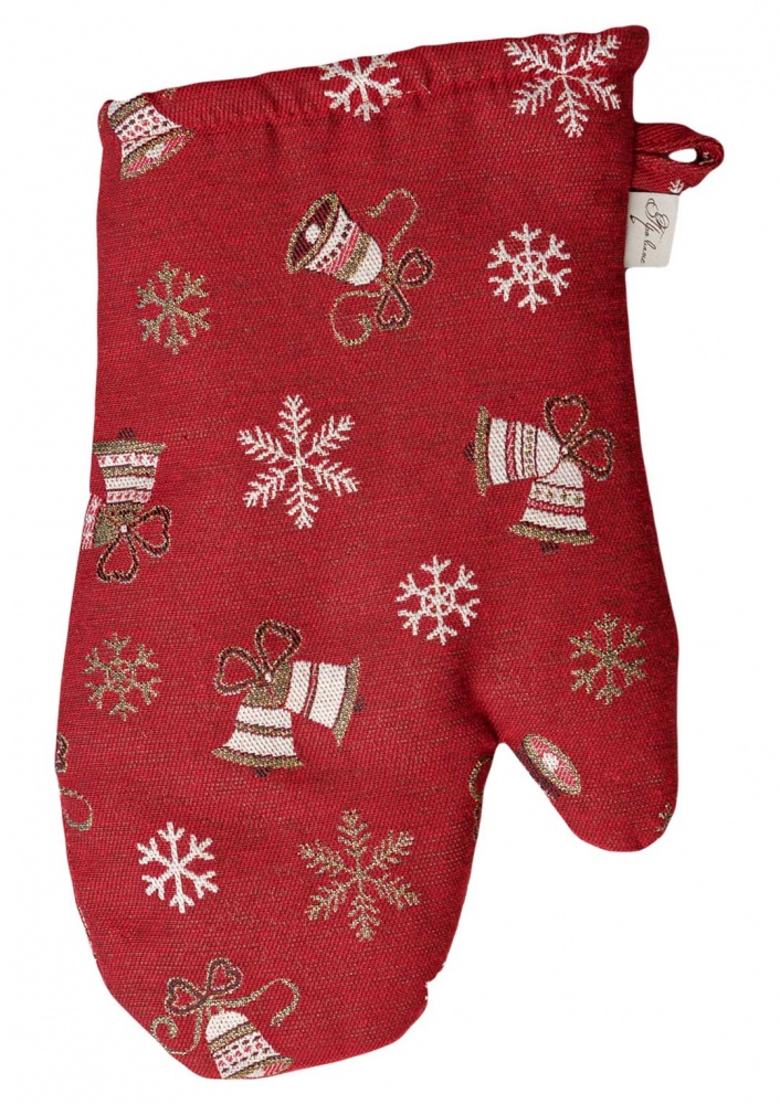 Рукавиця Дзвіночки на червоному 18x32 см Прованс