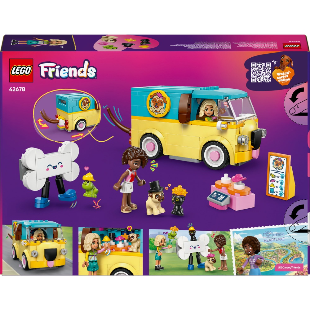 Конструктор LEGO Friends Фургон с аксессуарами для питомцев 42678