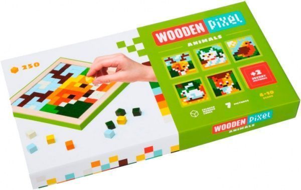 Мозаїка Cubika «Wooden pixel 3»