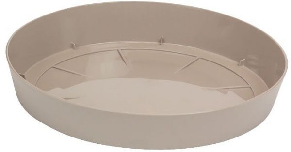 Піддон пластиковий Prosperplast Lofly круглий (70776-7529) мокко 