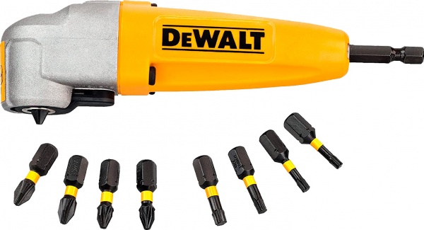 Насадка угловая DeWalt с торсионными битами EXTREME IMPACT 9 шт. DT71517T