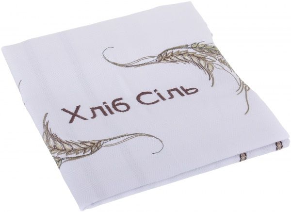 Полотенце «Хлеб Соль» 635-18/00 33x150 см бежевый 