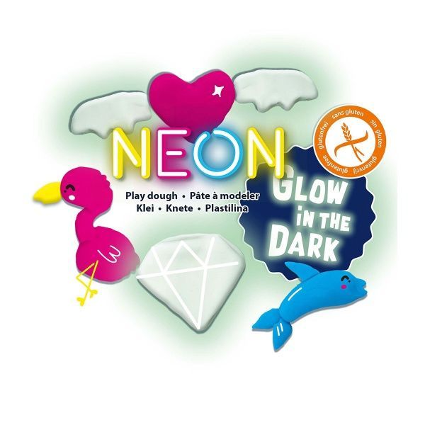 Набор массы для лепки SES Неон 00461S