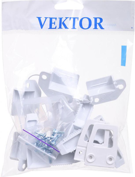 Комплект кріплень для зовнішньої москітної сітки сірий