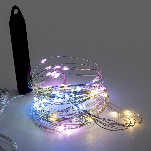 Декоративная гирлянда Altalusse (INL-2107U-100 Multicolor) встроенный светодиод (LED) 100 ламп 2 м 