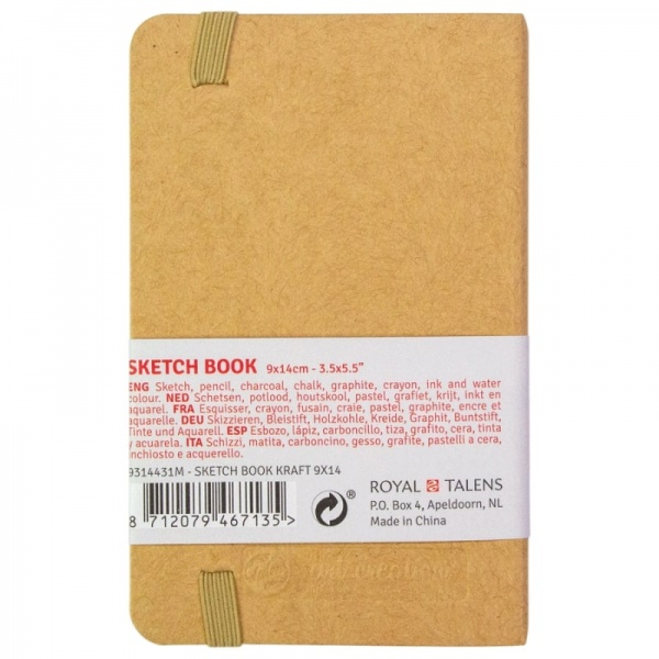 Блокнот для графіки Rosa Talent Kraft 9x14 см 9314431M 