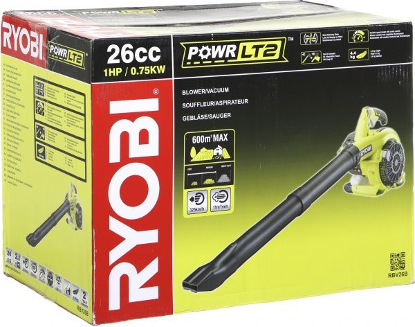 Садовый воздуходув RYOBI RBV26B