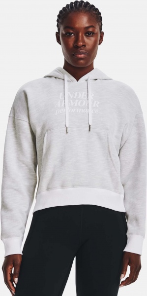 Джемпер Under Armour ESSENTIAL SCRIPT HOODIE SS23 1374107-100 р. M білий