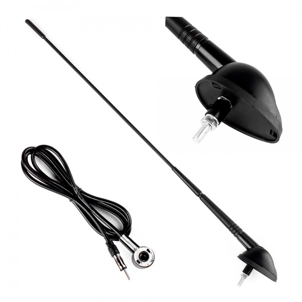 Антена автомобільна AMiO 5 мм адаптер ANT03 (01050)