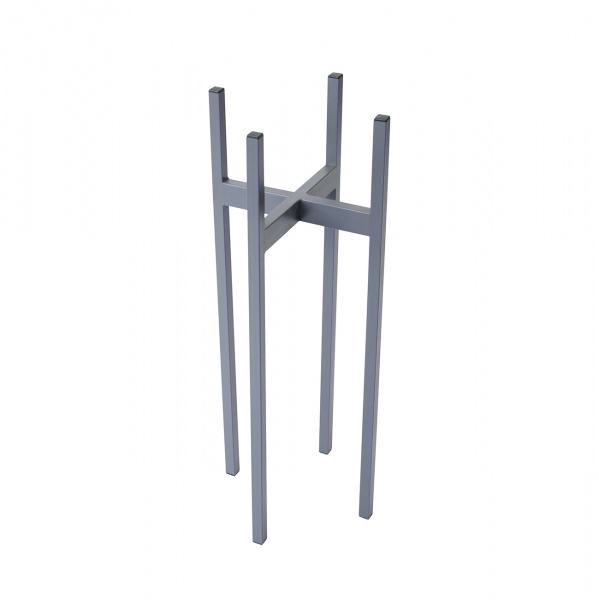 Подставка для цветов Vitan Кротон 29,5х29,5x75 см графит 