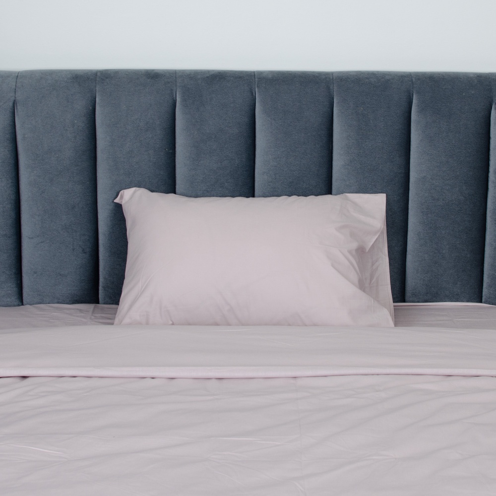 Простирадло Моно поплін 220x240 см пудровий