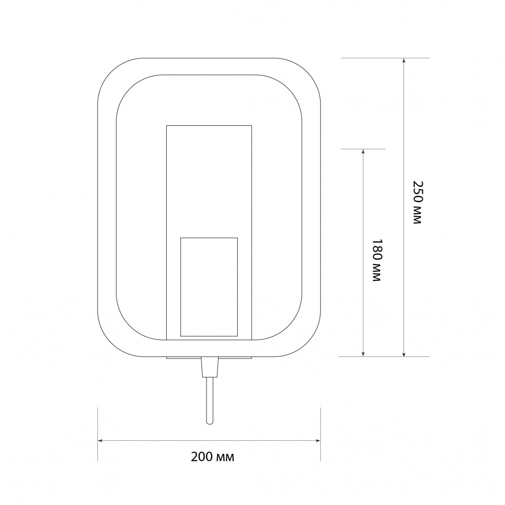 Бра LIGHT SET OBERIH RL 1xE27 белый