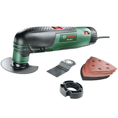 Многофункциональный инструмент Bosch PMF 1800 E + набор шлифовальных листов 6 шт