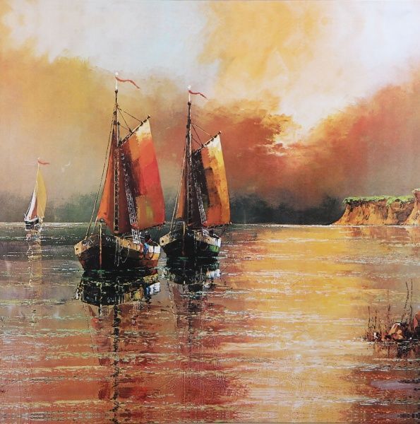 Репродукція Ships 80x80 см 