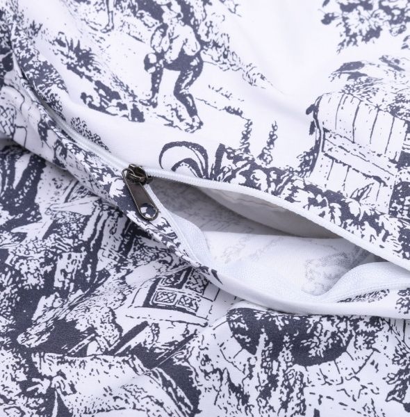 Пододеяльник Tuale 2 200x220 см темно-серый Luna 