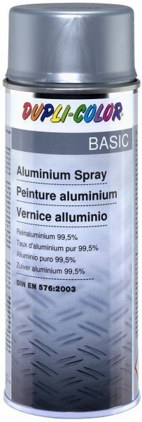Эмаль аэрозольная Dupli-Color Basic алюминий мат 400 мл