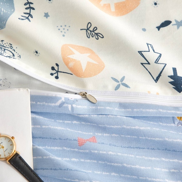 Комплект постельного белья Tono 1,5 с принтом La Nuit 