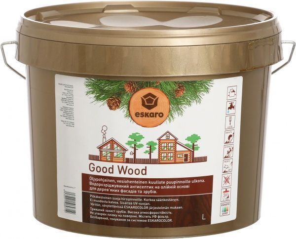 Антисептик Eskaro Good Wood не створює плівки 2,7 л