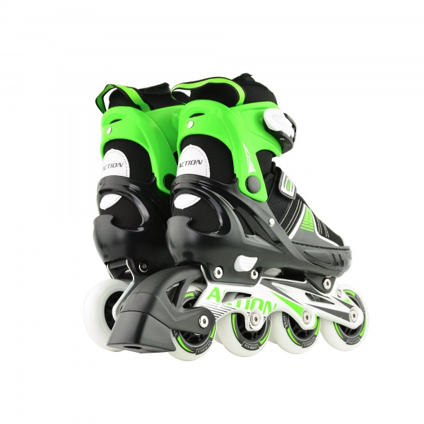 Роликовые коньки 2 в 1 Action Ronny/Green/37-40 153B5/2IN1/GR37-40 зеленый