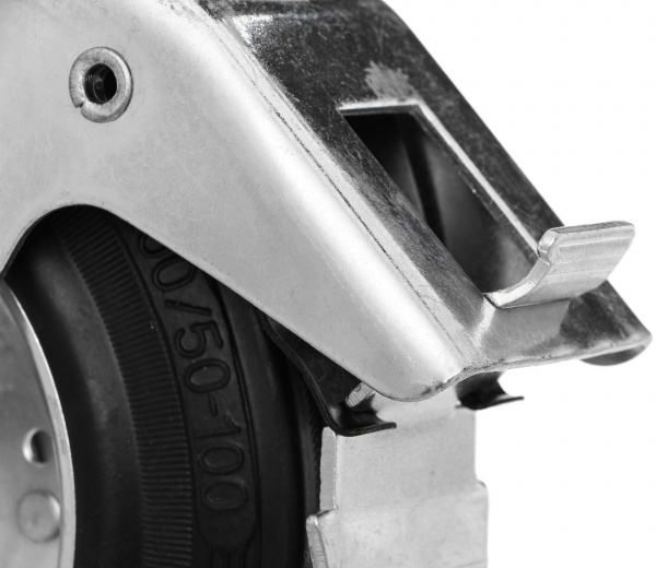 Колесо поворотное с площадкой и тормозом (аналог 40513175) d200 мм