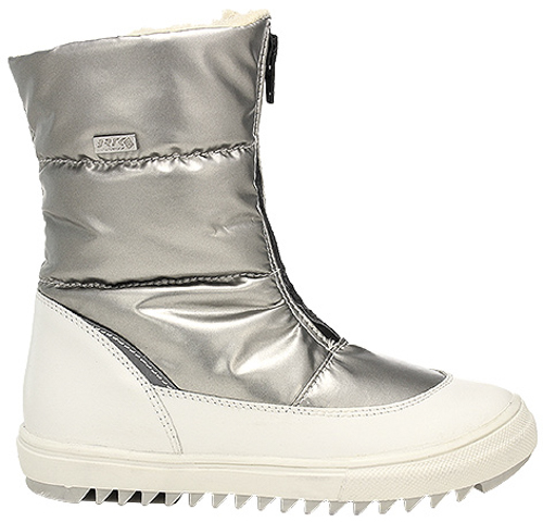 Полуботинки для девочек BARTEK 14405023 размер 27 серебряный с белым 