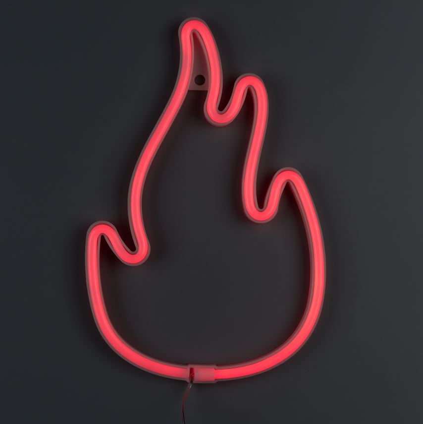 Неоновая вывеска Luna LUDS-NEO-56 Огонь красный