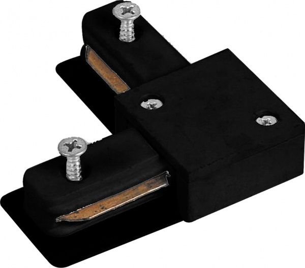 Соединитель угловой LightMaster для шинопровода однофазного 1 шт./уп. черный LD2001 