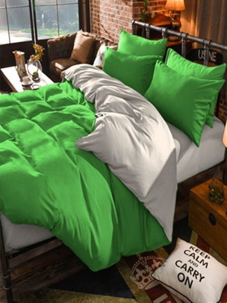 Комплект постельного белья Ornaments 2,0 синий с бирюзовым 