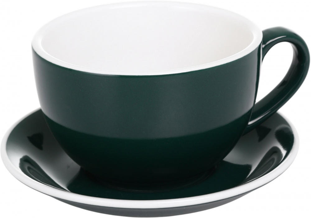 Чашка для капучино Origami Horeca Barista 340 мл зеленая