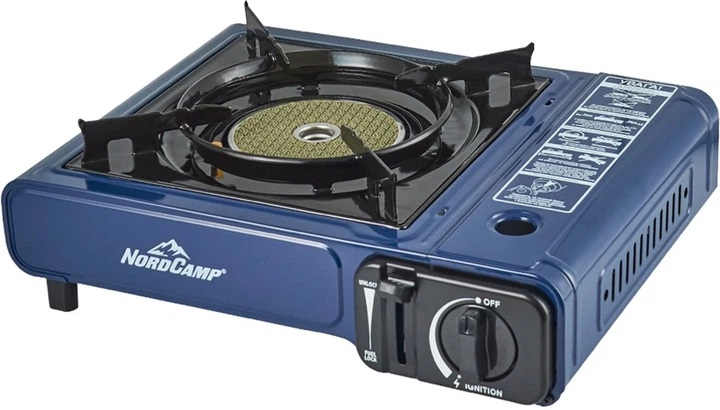 Плитка газовая NordCamp інфракрасная, 1,75 кВт; 125 г/год, цанг. балон