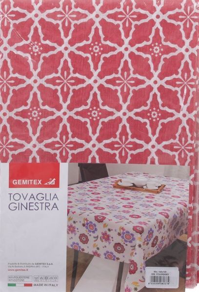 Скатерть Ginestra клён 140x180 см красный Gemitex 