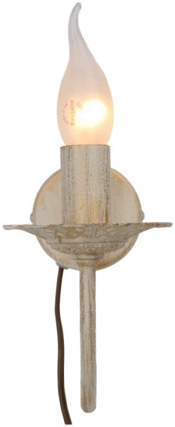 Бра Vitaluce 1x60 Вт E14 слонова кістка V1398/1A 