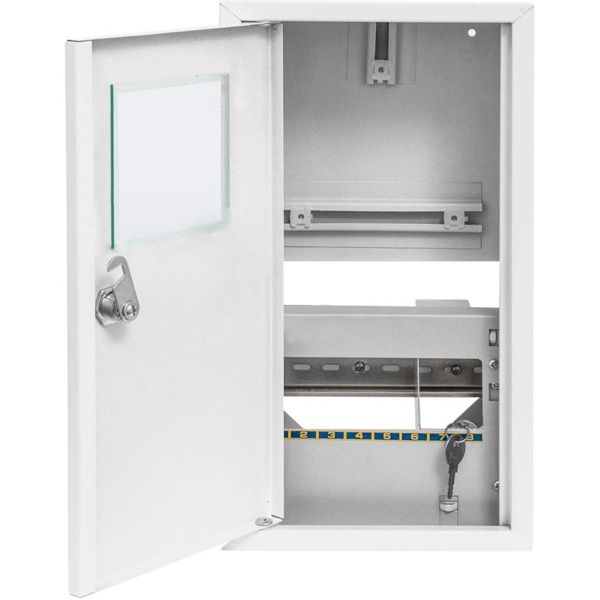 Щиток распределительный E.NEXT ШМР-1ФЕ-8А-З под 1-фазный электронный счетчик (e.mbox.stand.n.f1.08.z.е) s0100049;ШМР-1ФЕ-8А-З