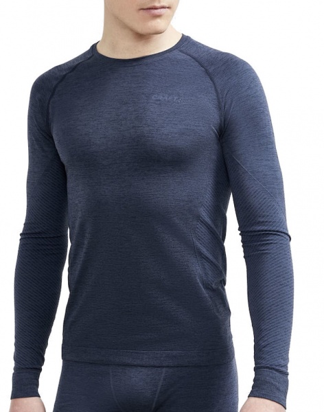 Футболка з довгим рукавом Craft CORE DRY ACTIVE COMFORT LS M 1911157-B396000 р.L темно-синій