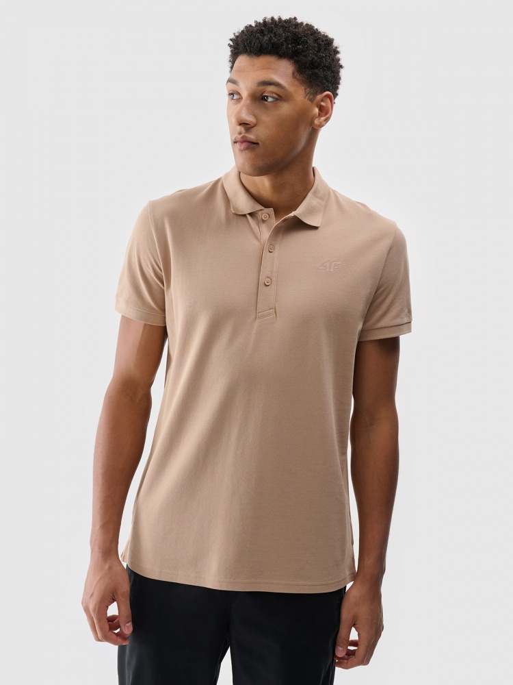 Поло 4F POLO SHIRT M407 4FWSS25TPTSM407-83S р.M бежевый
