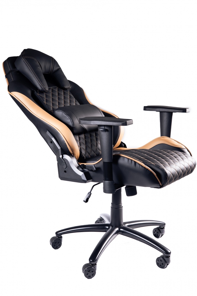 Кресло игровое Tehforward Дрифт черно-коричневый