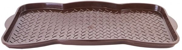 Подставка для обуви Алеана 32x381x32 мм / темно-коричневый 