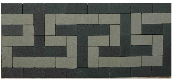 Бруківка ALDI Цегла БФ 60 100x200 М-500 графіт