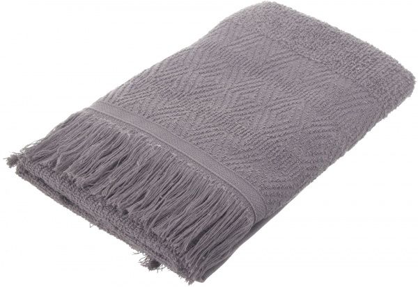 Набір рушників Агата 2 шт. 50x100 см сірий/ білий ТК-Домашній текстиль ТОВ 