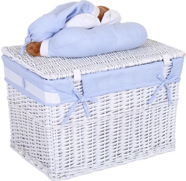 Кошик плетений з текстилем Tony Bridge Basket дитяча 60х40х40 см JM13-2TK-1 