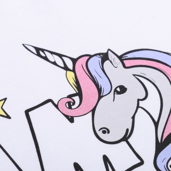 Футболка детская Роксана Амур №01/16908 р.122 белый с принтом 